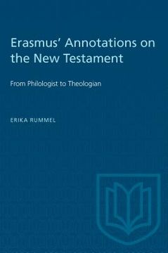 portada Erasmus' Annotations on the New Testament: From Philologist to Theologian (in English)