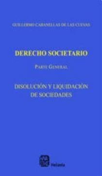 portada Derecho Societario Gral. Liq / So. T14Td