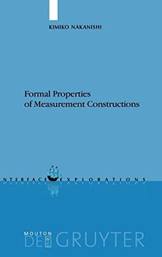 portada Formal Properties of Measurement Constructions (in English)