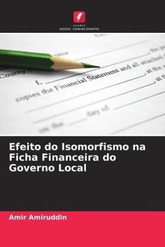 portada Efeito do Isomorfismo na Ficha Financeira do Governo Local