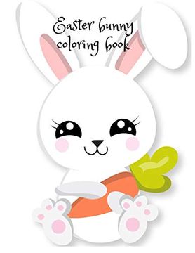 portada Easter Bunny Coloring Book (in English)
