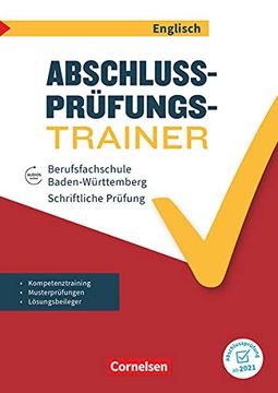 portada Abschlussprüfung Englisch A2/B1. Berufsfachschule Baden-Württemberg - Schülerheft