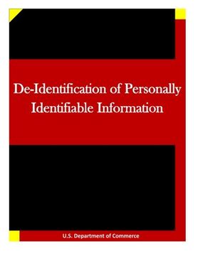 portada De-Identification of Personally Identifiable Information