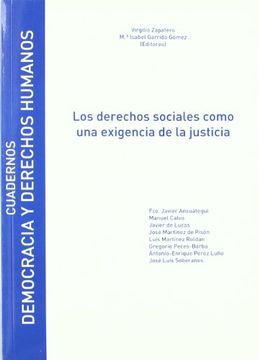 portada Los Derechos Sociales Como una Exigencia de la Justicia (Cuadernos de la Cátedra de Democracia y Derechos Humanos)