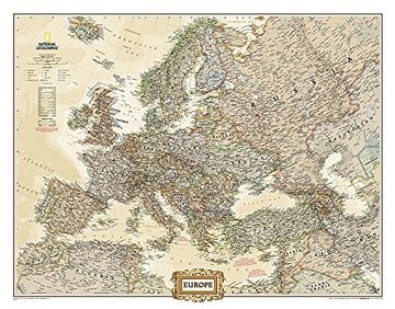 portada Europe Executive, Tubed: Wall Maps Continents (National Geographic Reference Map) (in English)