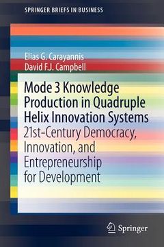 portada mode 3 knowledge production in quadruple helix innovation systems