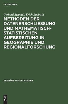 portada Methoden der Datenerschließung und mathematisch-statistischen Aufbereitung in Geographie und Regionalforschung (in German)