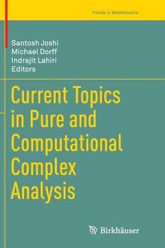 portada Current Topics in Pure and Computational Complex Analysis (en Inglés)