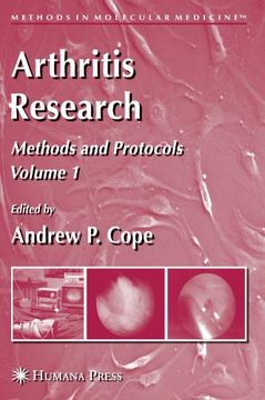 portada arthritis research: volume 1: methods and protocols (en Inglés)