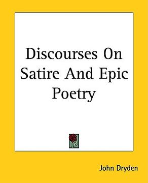 portada discourses on satire and epic poetry (en Inglés)