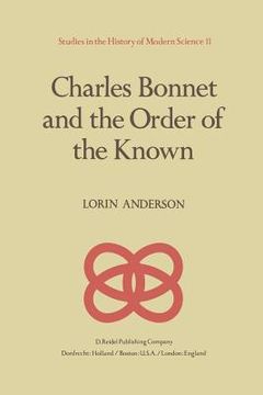 portada Charles Bonnet and the Order of the Known (en Inglés)