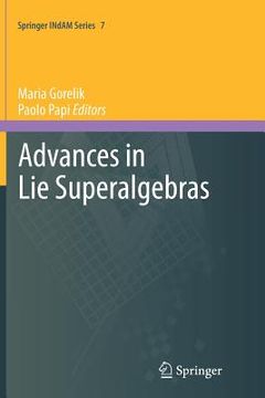 portada Advances in Lie Superalgebras (en Inglés)