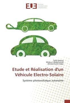portada Etude et Réalisation d'un Véhicule Electro-Solaire: Système photovoltaïque autonome (French Edition)