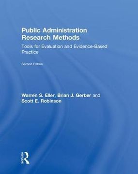 portada Public Administration Research Methods: Tools for Evaluation and Evidence-Based Practice (en Inglés)