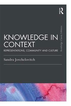 portada Knowledge in Context: Representations, Community and Culture (Psychology Press & Routledge Classic Editions) (in English)