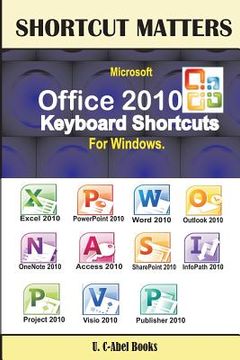 portada Microsoft Office 2010 Keyboard Shortcuts For Windows (en Inglés)