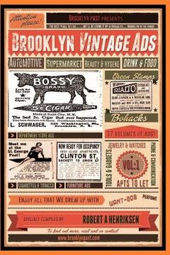 portada Brooklyn Vintage Ads Vol: 1 (en Inglés)