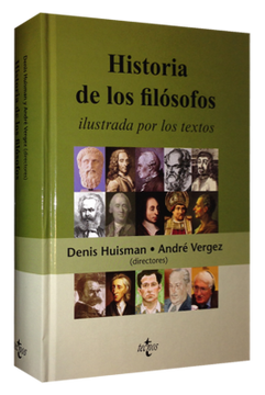 portada Historia de los Filósofos Ilustrada por los Textos