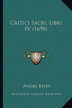 portada Critici Sacri, Libri IV (1690) (en Latin)