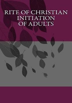portada Rite of Christian Initiation of Adults (in English)
