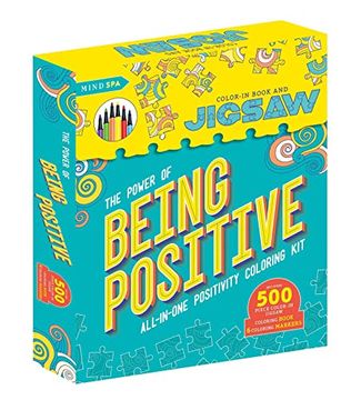 portada The Power of Being Positive: Includes 500 Piece Color-In-Jigsaw and More! (in English)