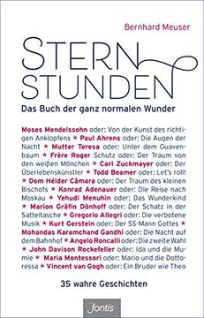 portada Sternstunden: Das Buch der Ganz Normalen Wunder (in German)