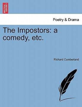 portada the impostors: a comedy, etc. (en Inglés)