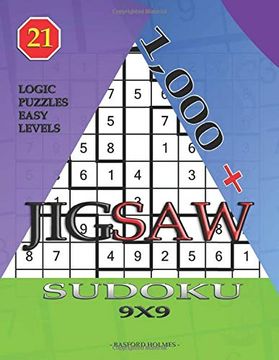 portada 1,000 + Sudoku Jigsaw 9X9: Logic Puzzles Easy Levels (Jigsaw Sudoku) (in English)