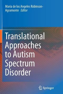 portada Translational Approaches to Autism Spectrum Disorder (en Inglés)