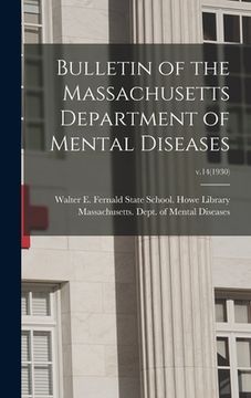 portada Bulletin of the Massachusetts Department of Mental Diseases; v.14(1930) (in English)