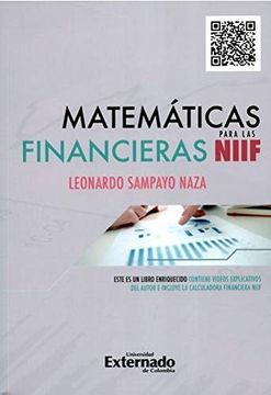 portada Matemáticas Financieras Para las Niff