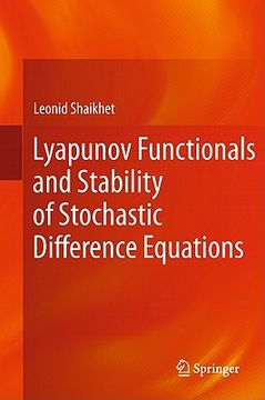 portada lyapunov functionals and stability of stochastic difference equations (en Inglés)