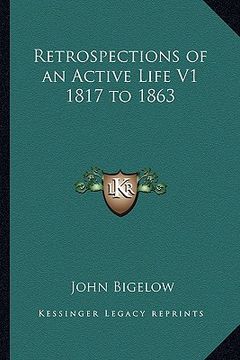 portada retrospections of an active life v1 1817 to 1863 (en Inglés)