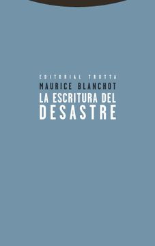 portada La Escritura del Desastre (in Spanish)