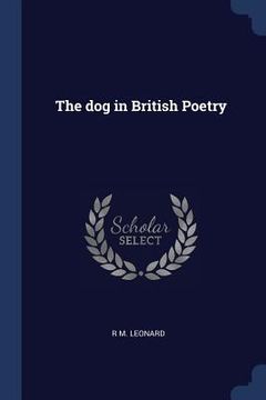 portada The dog in British Poetry (in English)