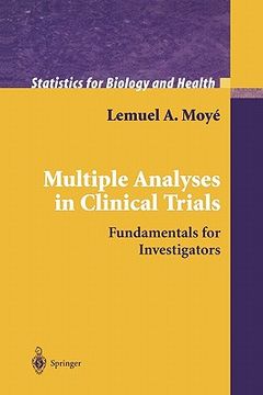 portada multiple analyses in clinical trials: fundamentals for investigators