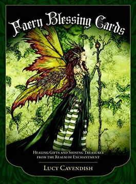 portada Faery Blessing Cards: Healing Gifts and Shining Treasures From the Realm of Enchantment (435 Cards & Guid, Boxed) (en Inglés)