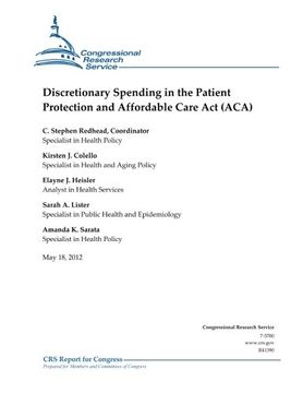 portada Discretionary Spending in the Patient Protection and Affordable Care Act (ACA)