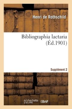 portada Bibliographia lactaria. Supplément 2 (en Francés)