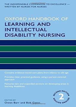 portada Oxford Handbook of Learning and Intellectual Disability Nursing (Oxford Handbooks in Nursing) (en Inglés)