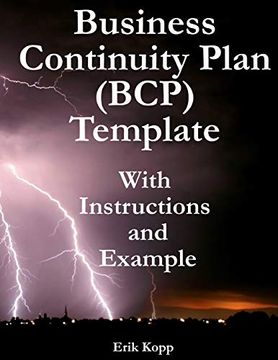 portada Business Continuity Plan (Bcp) Template With Instructions and Example (en Inglés)