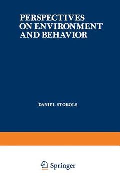 portada Perspectives on Environment and Behavior: Theory, Research, and Applications (en Inglés)