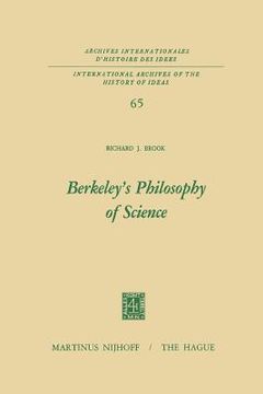 portada Berkeley's Philosophy of Science (en Inglés)