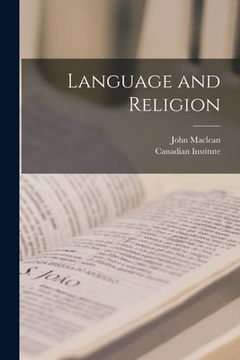 portada Language and Religion [microform] (en Inglés)