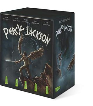 portada Percy Jackson: Percy-Jackson-Taschenbuchschuber: Alle Fünf Bände im Schuber (en Alemán)