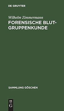 portada Forensische Blutgruppenkunde (en Alemán)