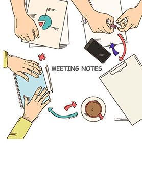portada Meeting Notes: Project Taking Minutes of Meetings Notes Includes Attendees, and Action Items (in English)