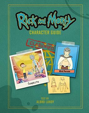 portada Rick & Morty Character Guide hc (in English)