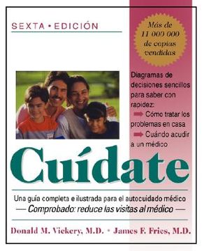 portada cuidate: una guia completa e ilustrada para el autocuidado medico (sexta edicion) (en Inglés)