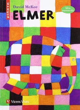 portada Elmer (Letra Manuscrita) (Colección Piñata) (in Spanish)